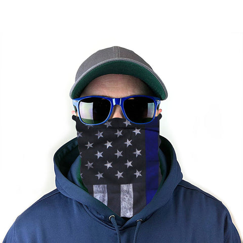 Image of Blue Line Flag 10-in-1 Neck Gaiter