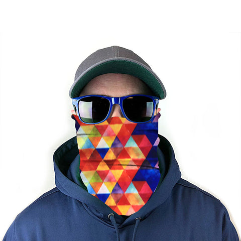 Image of Geometric 10-in-1 Neck Gaiter