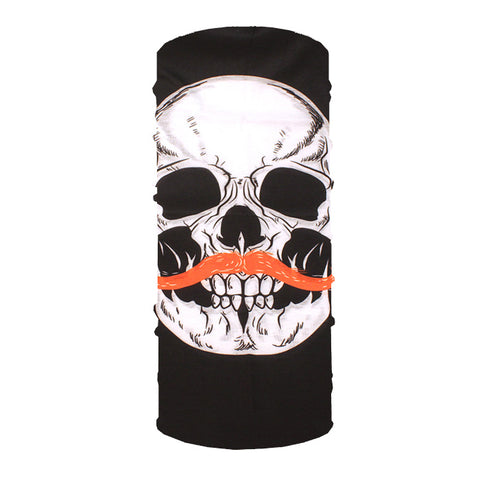 Image of Skull & Mustache 10-in-1 Neck Gaiter