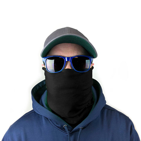 Image of 100-Pack Solid Black Neck Gaiters