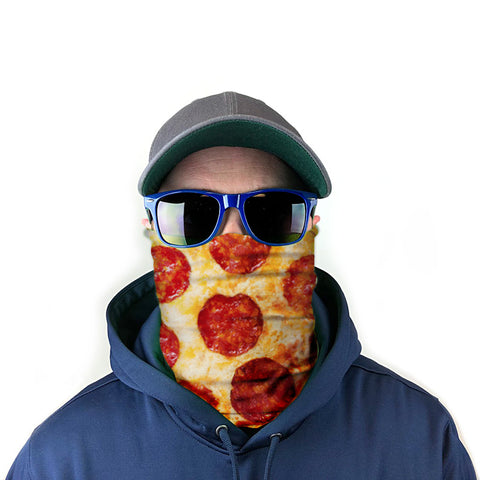 Image of Pepperoni Pizza 100-Pack Neck Gaiter Bundle