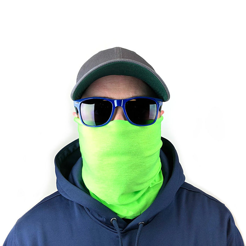 Solid Lime Green 10-in-1 Neck Gaiters