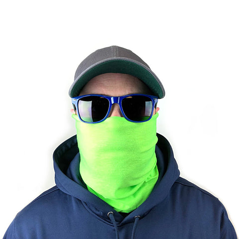 Image of Solid Lime Green 10-in-1 Neck Gaiters